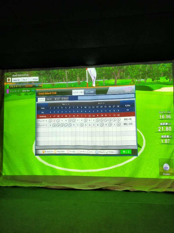 ONE ON GOLF(シミュレーション） 5